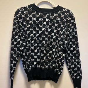 Gucci monogram sweater COPY